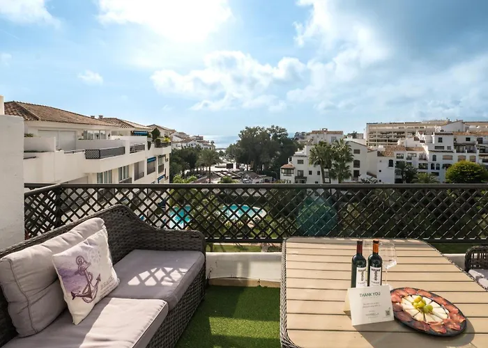 شقة Mediterranean Dream Banus Penthouse With Seaviews