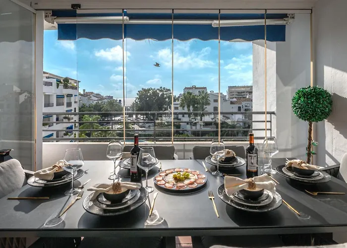 شقة Mediterranean Dream Banus Penthouse With Seaviews *