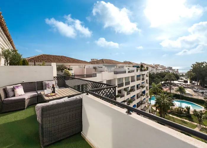 Mediterranean Dream Banus Penthouse With Seaviews شقة ماربيا